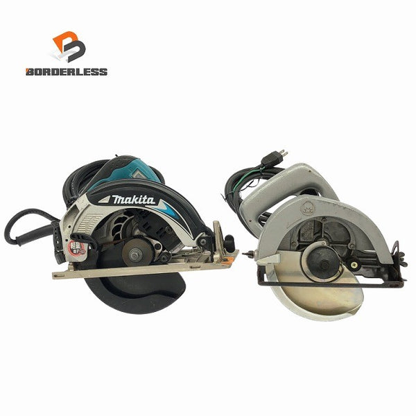 ☆中古品2点☆makita マキタ 100V 165mm 電子マルノコ 5638CBA / 160mm 6型マルノコ 5601 コード式 丸のこ 丸鋸135741 - 1