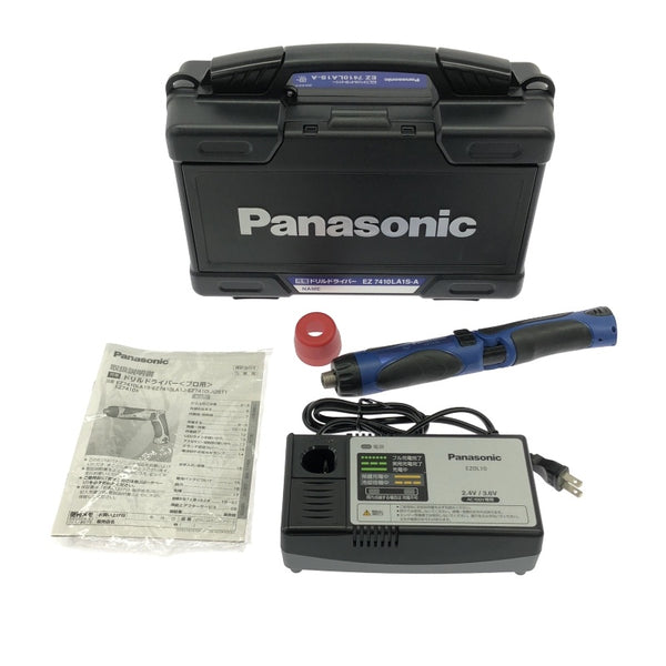 ☆中古美品☆Panasonic パナソニック 3.6V 充電ドリルドライバー EZ7410LA1S-A バッテリー1個(1.5Ah)充電器付 コードレス 締付け118615 - 3