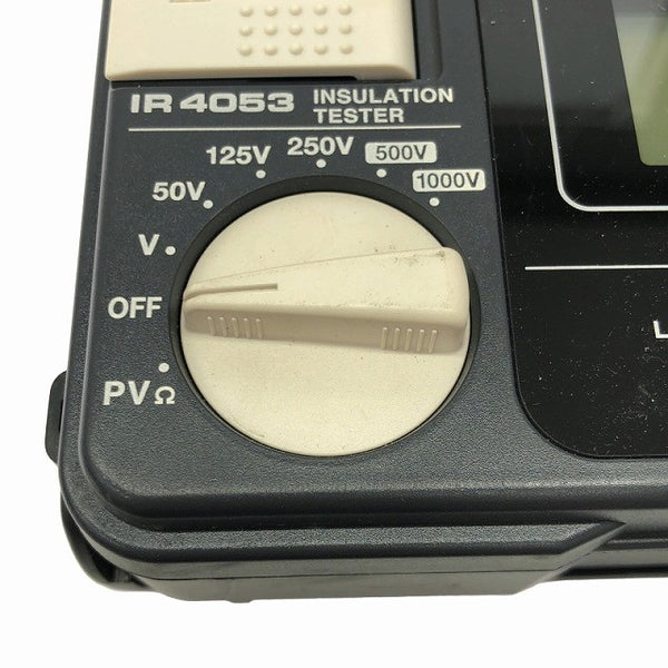 ☆美品☆HIOKI 日置電機 絶縁抵抗計 IR4053 デジタルメガー 太陽光発電システム用 INSULATION TESTER 116059116059 - 6