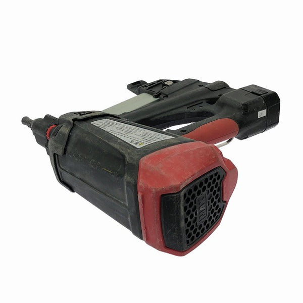 ☆中古品☆MAX マックス ガスネイラ GS-738C2 バッテリ2個(6V1.5Ah) 充電器 ケース付 充電式 ガス式鋲打ち機 ガスピンネイラ128608 - 7