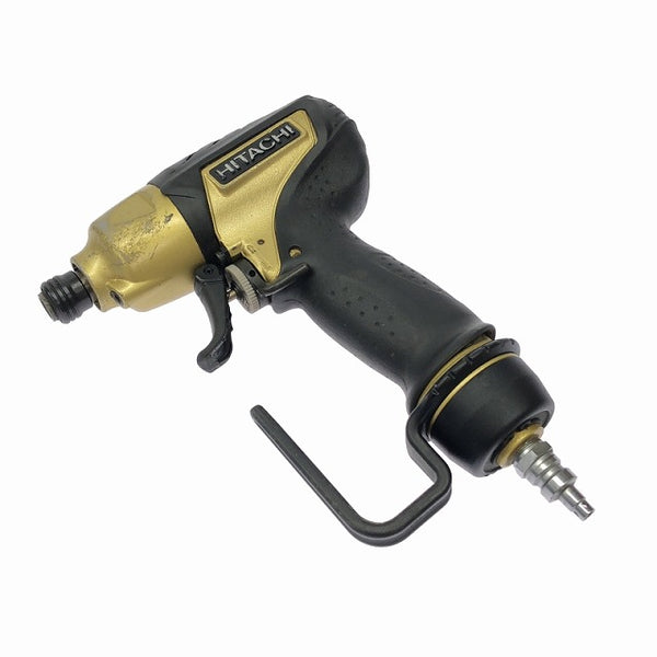 ☆中古品☆ HITACHI 日立工機 高圧エアインパクトドライバー WH12H2 ゴールド 本体+パーツ+ケースエアーツール - 4