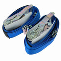 ☆未使用品3点☆日軽ラッシングベルト RWS30 E1-10-30-E1A×2/RB30-E1-10-30-E1-A×1 ベルト巾50mm ラチェットバックル型126710 - 4