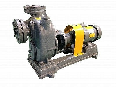 ☆長期保管品☆ TERADA 寺田ポンプ製作所 三相200V セルプラポンプ O-3G 自吸式 全揚程10.5m 口径40m 給水 排水116737 - 5