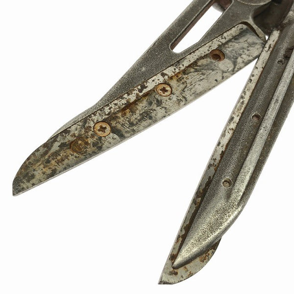 ☆中古品☆東北エスパル 伊達直 板金鋏 鈑金工具 全長約380mm 刃渡約120mm 替刃式はさみ 板金用裁断鋏137508 - 6