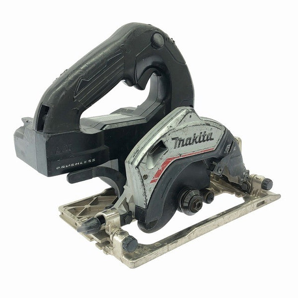 ☆中古品☆makita マキタ 18V 125mm 充電式マルノコ HS474D 黒/ブラック バッテリ1個(18V6.0Ah)付 コードレス 丸のこ 丸ノコ117158 - 3