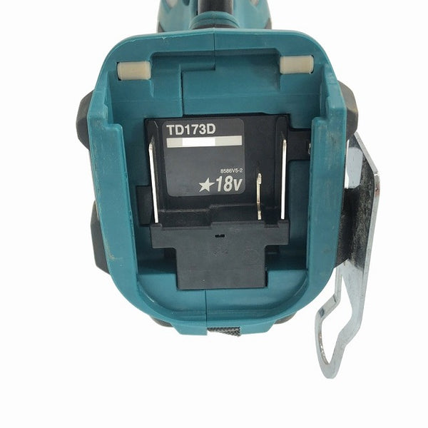 ☆中古品☆makita マキタ 18V 充電式インパクトドライバー TD173D 青/ブルー 本体のみ コードレス バッテリー式114292 - 10