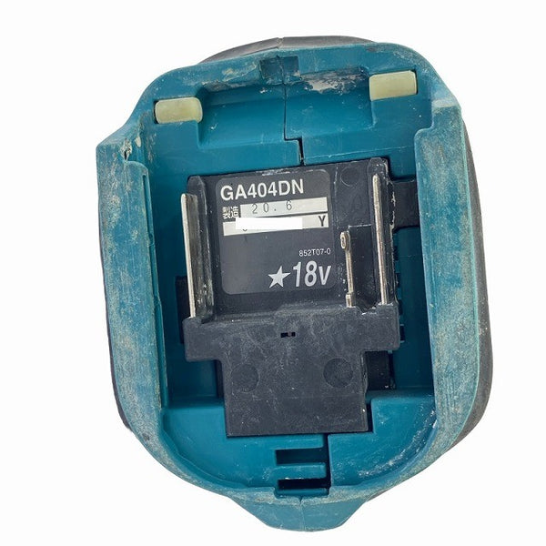 ☆中古品☆makita マキタ 18V 100mm 充電式ディスクグラインダ GA404DN 本体のみ128623 - 7