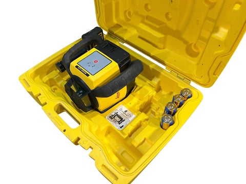 ☆中古品☆ Leica ライカ 回転レーザーレベル RUGBY610/ラグビー610 本体+パーツ+受光器(RE160)+三脚+ケース129776 - 0