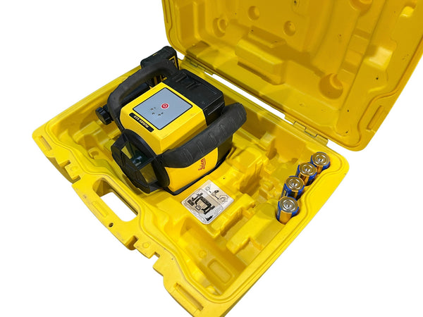 ☆中古品☆ Leica ライカ 回転レーザーレベル RUGBY610/ラグビー610 本体+パーツ+受光器(RE160)+三脚+ケース129776 - 2