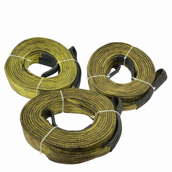 ☆中古品5本セット☆bestanswer ベストアンサー スリングベルト 荷重3000kg 幅75mm 長さ8m 黄色 ベルトスリング 荷締め111859 - 8