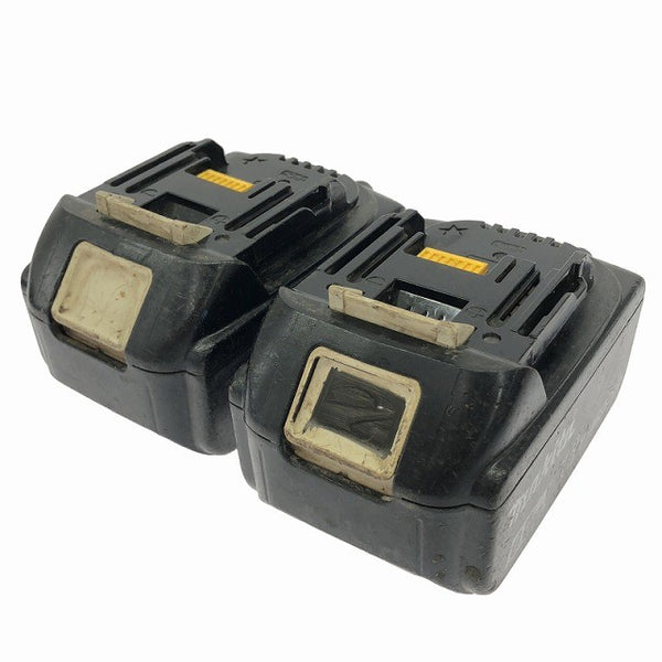 ☆中古品 5点セット☆makita マキタ 18V 6.0Ah 純正 リチウムイオンバッテリー BL1860B×4台 急速充電器 DC18RF136119 - 5