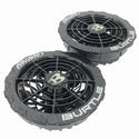 ☆中古品セット☆BURTLE バートル エアークラフト 24V リチウムイオンバッテリー AC09×2 ファン AC370 充電器 暑さ対策137298 - 2