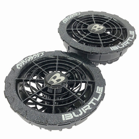 ☆中古品セット☆BURTLE バートル エアークラフト 24V リチウムイオンバッテリー AC09×2 ファン AC370 充電器 暑さ対策137298 - 0