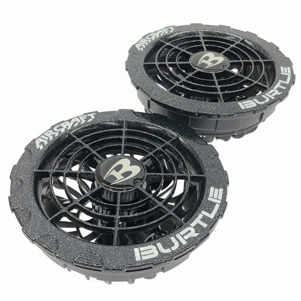 ☆中古品セット☆BURTLE バートル エアークラフト 24V リチウムイオンバッテリー AC09×2 ファン AC370 充電器 暑さ対策137298 - 2