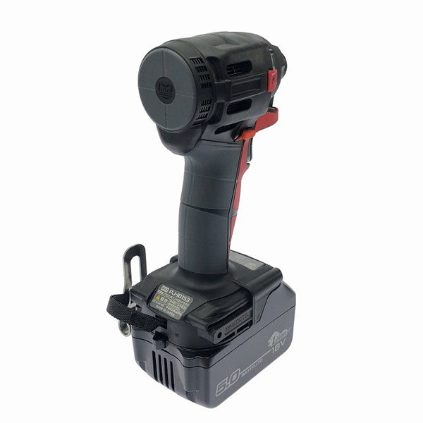 ☆未使用品☆MAX マックス 充電式ブラシレスインパクトドライバ PJ-ID153R-B2C/1850A バッテリ2個(18V5.0Ah) 充電器 レッド127627 - 6