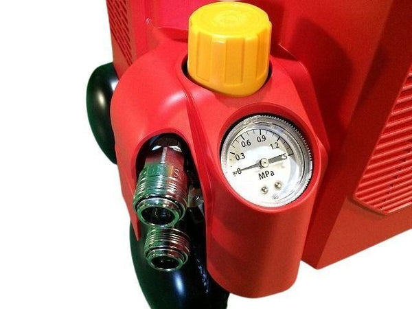 ☆未使用品☆ MAX マックス 8L 常圧専用 エアコンプレッサ AK-LL1301E 赤/レッド エア工具 エアーツール エアコンプレッサー103964 - 7