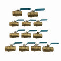 【63個セット】KITZ キッツ ボールバルブ 600型/600WOG 黄銅製 1インチ 3/4インチ 1/2インチ 3/8インチ 1/4インチ 1/8インチ - 9