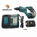 ☆中古品☆makita マキタ 18V 充電式スクリュードライバー FS600D バッテリ1個(18V 2.0Ah)充電器付 コードレス ボード用137112 - 1