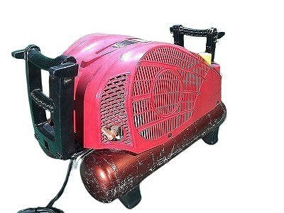 ☆中古品☆MAX マックス 高圧/常圧エアコンプレッサ 11L 無線接続 AK-HL1270E2 エア工具 エアツール 大工道具113789 - 4