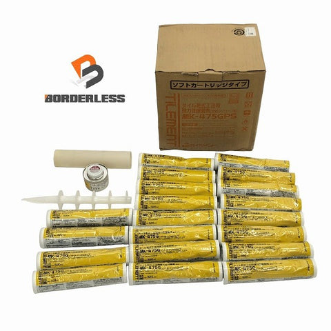 ☆未使用品☆TILEMENT タイルメント タイル乾式工法用弾力性接着剤 MK-475GPS 320ml/20本 ソフトカートリッジタイプ 2024/08/22