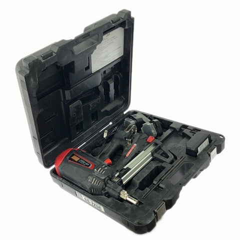 ☆中古品☆MAX マックス 6V 充電式ガスネイラ GS-725C バッテリ2個(1.5Ah) 充電器 ケース付 ガス式鋲打ち機 ガスピン釘打機125436 - 0