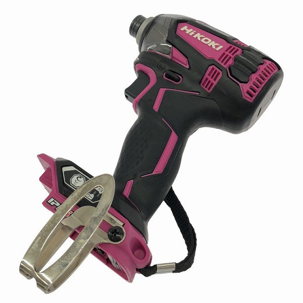 ☆中古比較的綺麗☆HiKOKI ハイコーキ 14.4V コードレスインパクトドライバー WH14DDL2 赤/レッド 本体のみ 充電式 バッテリー式131927 - 5