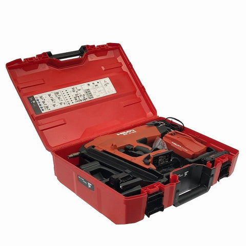 ☆未使用品☆HILTI ヒルティ 21.6V 充電式コンクリートネイラ バッテリ2個(2.5Ah) 充電器 ケース付 鋲打機 バッテリー式 コードレス125795 - 0