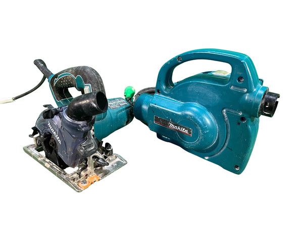 ☆中古品☆makita マキタ 集じんマルノコ KS4000FX 小形集じん機 450 メッシュホース 集じんバッグ付き 電動工具128279 - 3