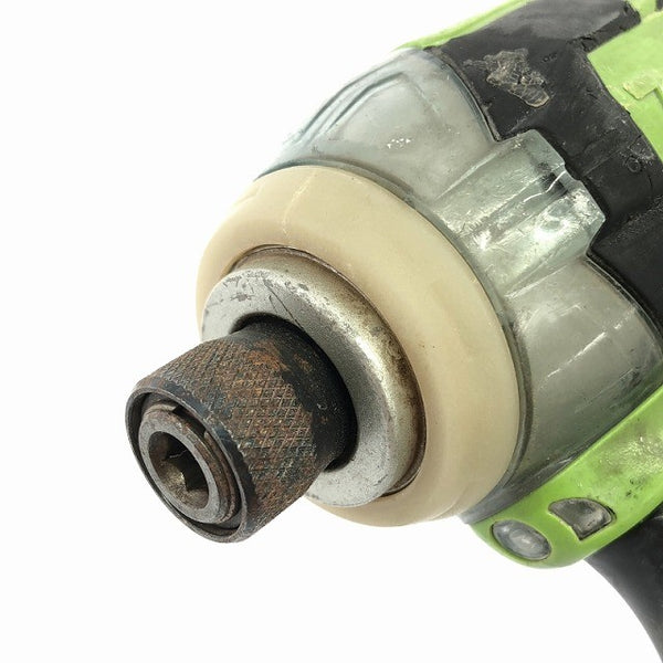 ☆中古品☆makita マキタ 14.4V 充電式インパクトドライバー TD137D 本体のみ ライム コードレス バッテリー式120207 - 6
