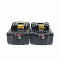 ☆中古品2個セット☆makita マキタ 18V 6.0Ah 純正 リチウムイオンバッテリー BL1860B 残量表示付 リチウムイオン電池 - 6