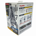 ☆未使用品☆Tajima タジマ Mサイズ ランヤード一体型フルハーネス A1GSMJR-WL2BK  蛇腹 ダブルランヤード129250 - 2