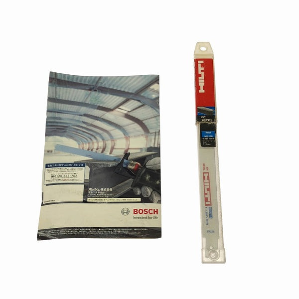 ☆中古品☆BOSCH ボッシュ 100V セーバーソー GSA1100E 替刃3枚(未使用)付き ケース付 コード式 - 10