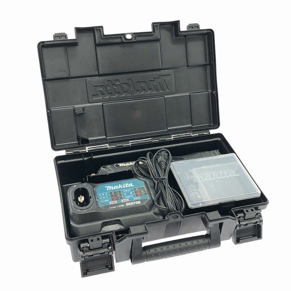 ☆中古品☆makita マキタ 7.2V 充電式ペンインパクトドライバー TD022D 黒 バッテリ2個(1.5Ah) 充電器 ケース付 コードレス131830 - 2