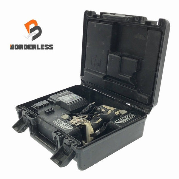 ☆中古品☆ HITACHI 日立工機 18V コードレスインパクトドライバ WH18DDL2 バッテリー2個(6.0Ah)充電器+ケース 116014 - 1
