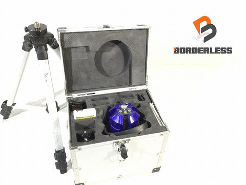 ☆中古品☆ AXBRAIN アックスブレーン 高輝度 自動探知レーザー墨出器 PLV-751T 本体+パーツ+電池+三脚+ケース116015 - 0