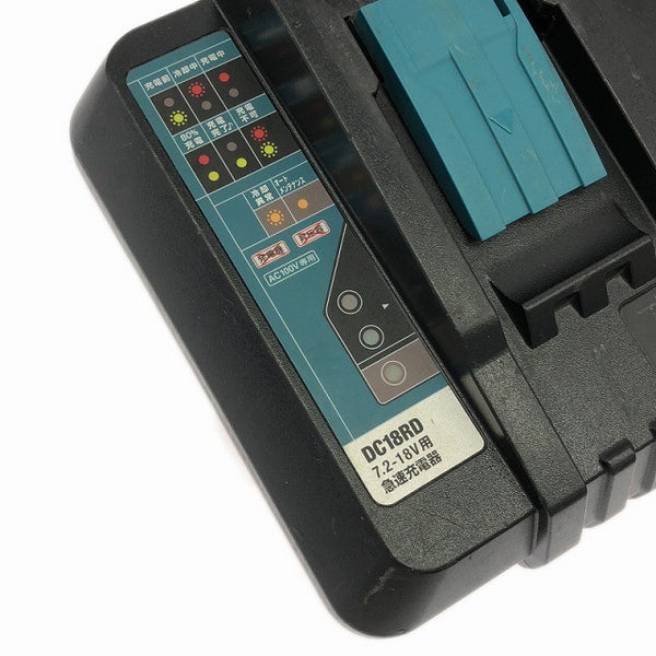 ☆中古品☆makita マキタ 7.2V-18V 2口急速充電器 DC18RD リチウムイオンバッテリー用 電動工具用 2口充電器 二口急速充電器133294 - 6