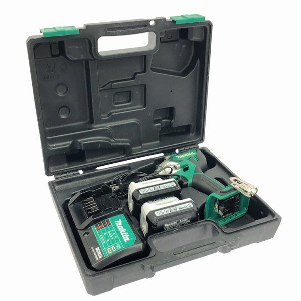 ☆中古品☆makita マキタ 14.4V 充電式インパクトドライバー MTD001DSX バッテリー2個(14.4V 1.5Ah) 充電器 ケース付138285 - 2