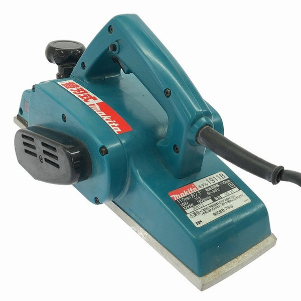 ☆中古品☆makita マキタ 100V 110mm カンナ 1911B SP 替刃付き 電動かんな 電気カンナ 電動鉋 電気鉋137157 - 5