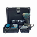 ☆比較的綺麗☆makita マキタ 18V 充電式インパクトドライバ TD173DRGX 青/ブルー バッテリー2個(18V 6.0Ah) 充電器 ケース付 - 3