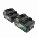 ☆中古品2点セット☆HiKOKI ハイコーキ 36V 2.5Ah 純正 マルチボルトバッテリー BSL36A18 リチウムイオンバッテリー 蓄電池 - 5