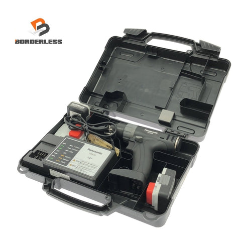 ☆比較的綺麗☆Panasonic パナソニック 7.2V 充電マルチインパクトドライバー EZ7520 バッテリ3個(1.5Ah) 充電器 ケース付118404