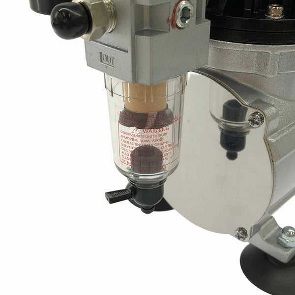 ☆未使用品☆AIRTEX エアテックス 100V 0.38Mpa エアブラシ用コンプレッサー APC001R2/APC-001R2 ホビー用 模型塗装用132743 - 7
