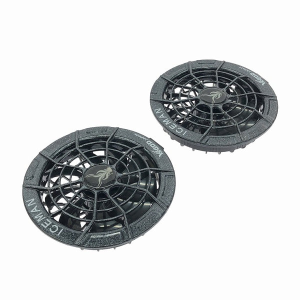 ☆美品☆ICEMAN アイスマン HV24Vバッテリー KBT24V-5000W HV24Vファン DF24V-BK-SET 空調作業服 Y's GODJAPAN 山真製鋸(株) - 4