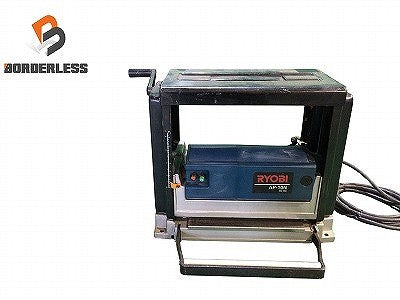 ☆中古品☆ RYOBI リョービ 100V 自動カンナ AP-10N 小型手押しかんな 小型カンナ 研磨機 木材加工 大工道具114246