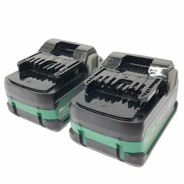 ☆美品3点セット☆HiKOKI ハイコーキ リチウムイオン蓄電池 BSL36A18X×2 充電器 UC18YDL2 マルチボルトバッテリー133292 - 4