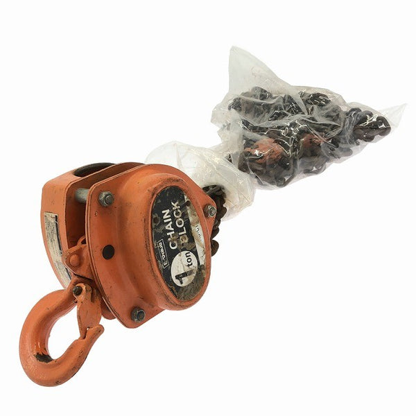 ☆中古品☆E-Value イーバリュー チェーンブロック HS-C1 1トン/1ton 1000kg チェンブロック 吊具 吊り具 荷揚げ機128171 - 2