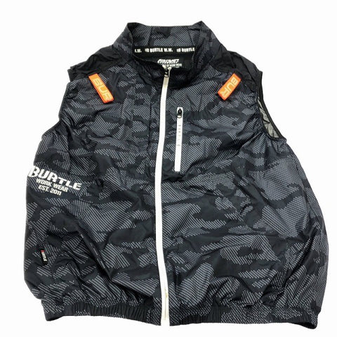 ☆美品☆BURTLE バートル バッテリー AC09 ファンユニット AC08-1/08-2 充電/接続ケーブル ベスト XLサイズ付 暑さ対策134897 - 0