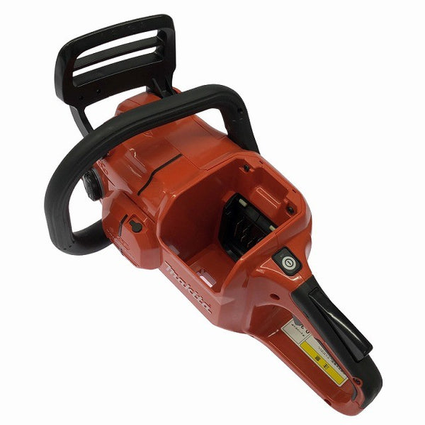 ☆極美品☆makita マキタ 40Vmax 充電式チェンソー MUC027GZR 赤 ガイドバー350mm 刃+チェーンカバー付き 切断機135001 - 5