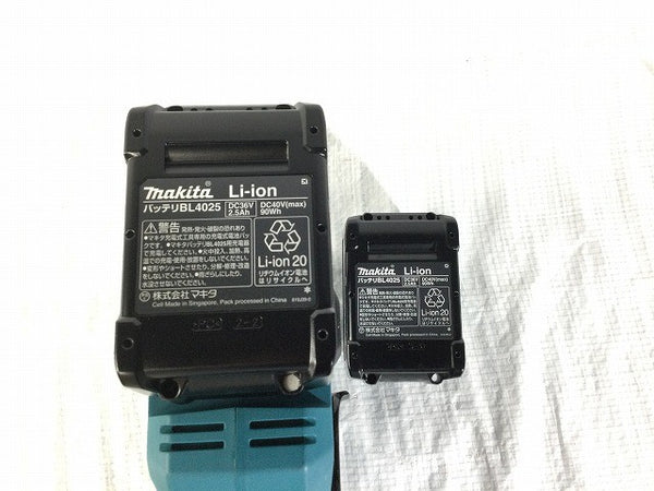 ☆未使用品☆makita マキタ 40Vmax 充電式レシプロソー JR002GRDX バッテリ2個(2.5Ah) 充電器 ケース付 コードレスセーバソー134045 - 9