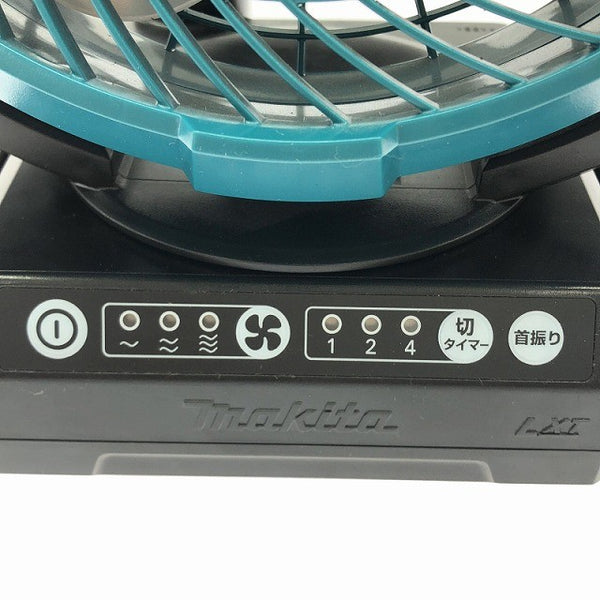 ☆中古品☆makita マキタ 14.4V/18V/100V 充電式ファン CF102DZ  ACアダプター付き 小型 コンパクト コードレス 送風機 扇風機136606 - 6